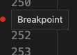 debugging breakpoint