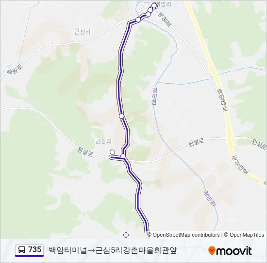 용인 백암터미널 시간표 요금 예매_2
