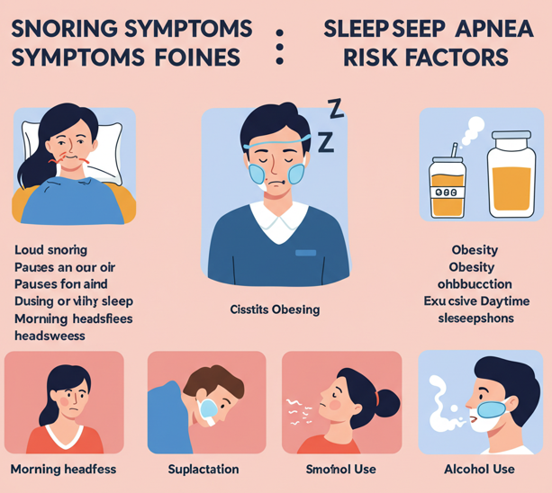 snoring symptoms and sleep apnea risk