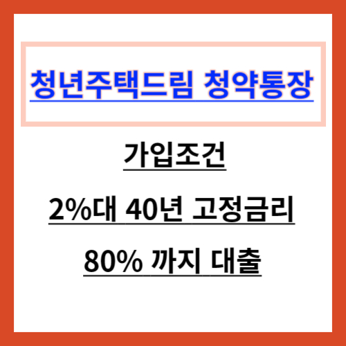 청년주택드림 청약통장