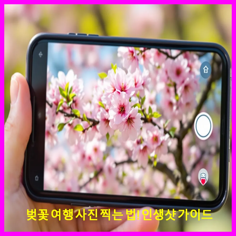 벚꽃 여행 사진 찍는 법! 인생샷 가이드