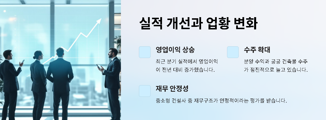 실적 개선과 업황 변화