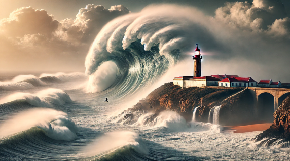 나자레(Nazaré) 서핑 스팟 이미지