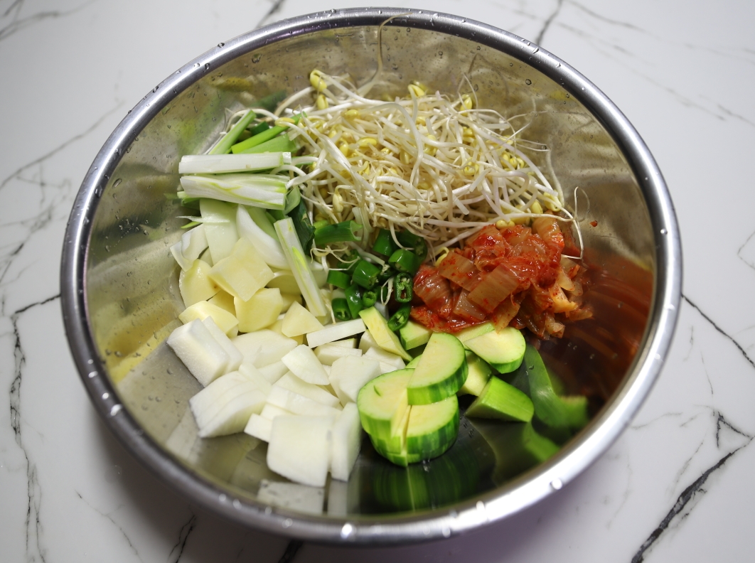 김치-된장찌개-준비재료