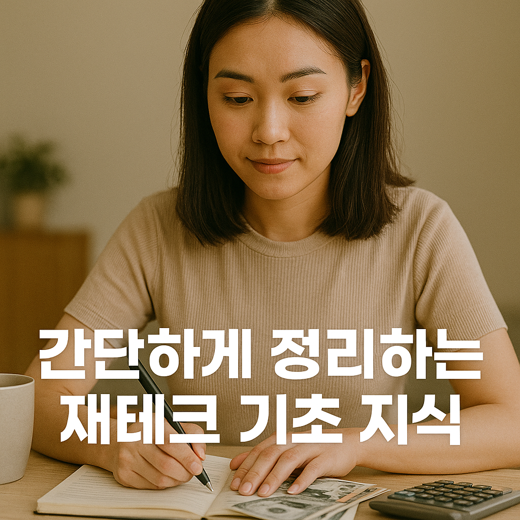 간단하게 정리하는 재테크 기초 지식 이미지