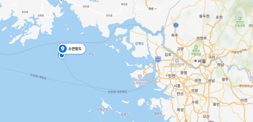  소연평도 위치 및 지형