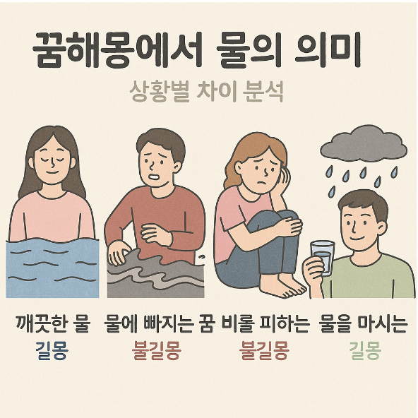 꿈해몽에서 물의 의미는? 상황별 해석 완벽 분석!