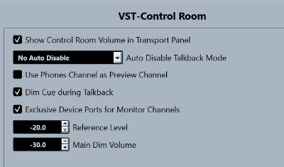 VST - Control Room