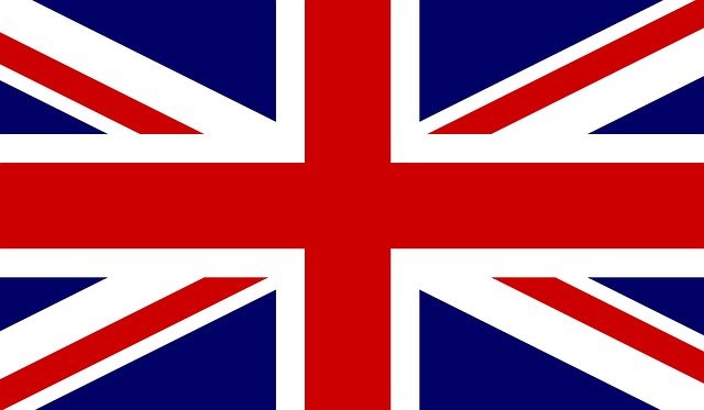 위드 코로나 영국 국기 사진