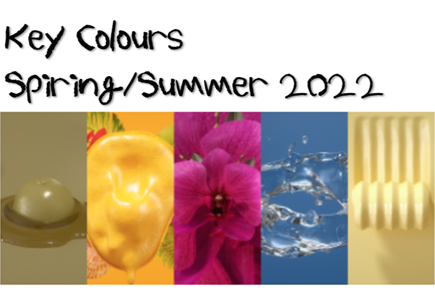  2022년 S/S 컬러 트렌드 (by WGSN+Coloro)