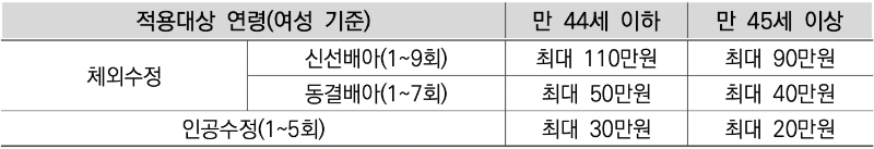 시험관난임지원금