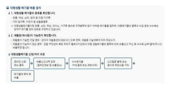 폐가구 스티커 가격