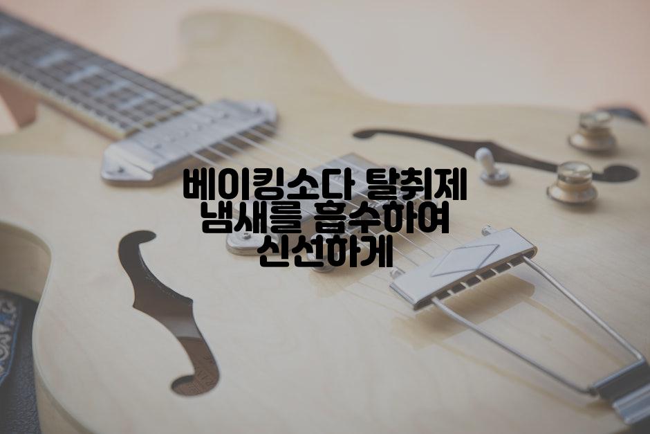 베이킹소다 탈취제 냄새를 흡수하여 신선하게