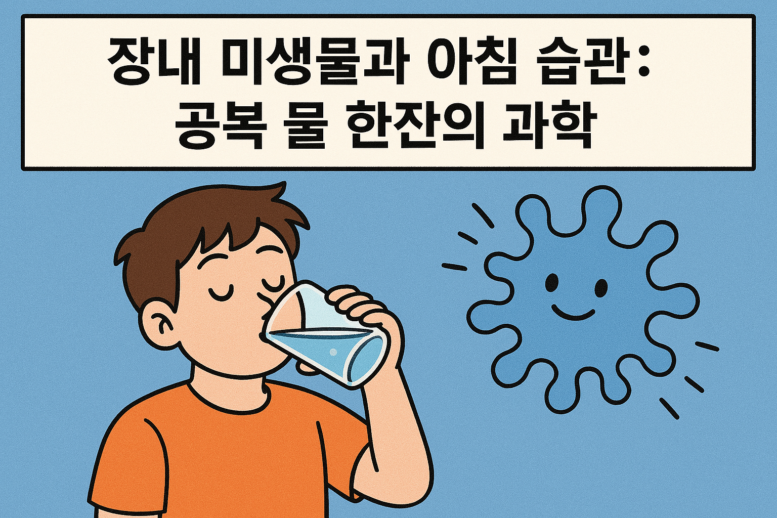 장내 미생물과 아침 습관: 공복 물 한잔의 과학