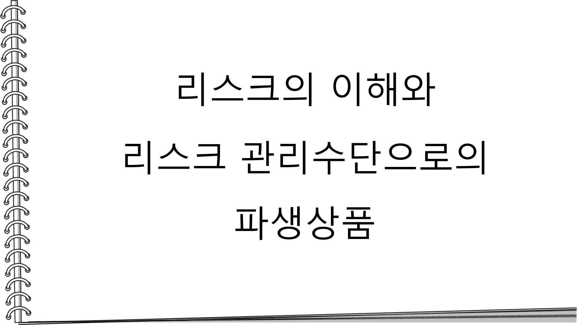  리스크의 이해와 리스크 관리수단으로의 파생상품