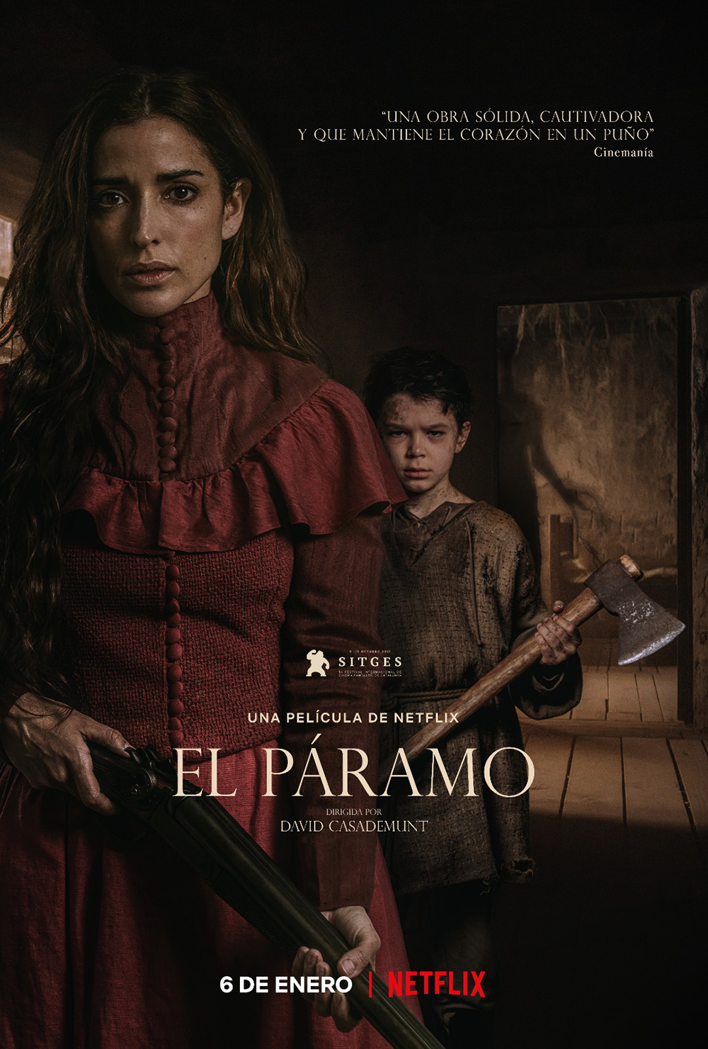  황무지의 괴물 EL PARAMO 넷플릭스 스페인 영화 두려움을 먹고 사는 괴물과의 사투
