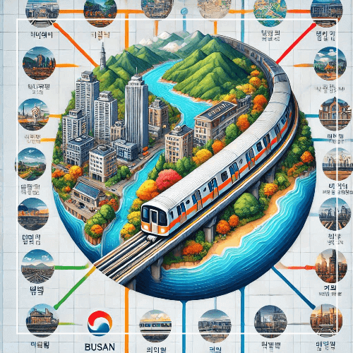 부산 지하철 노선도 크게보기 다운로드