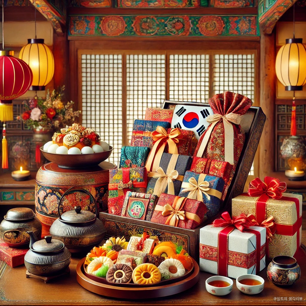 설 선물세트 AI 이미지