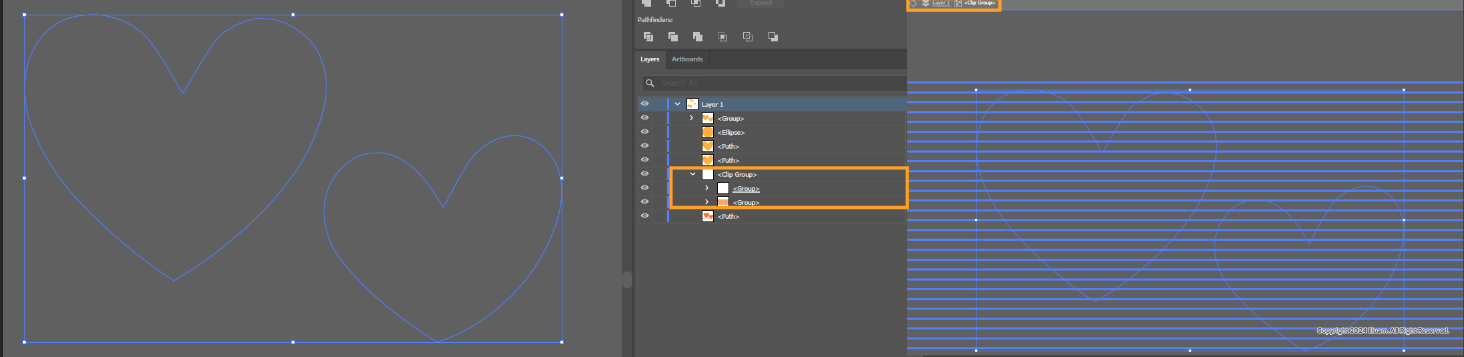클리핑마스크 안됐을 때