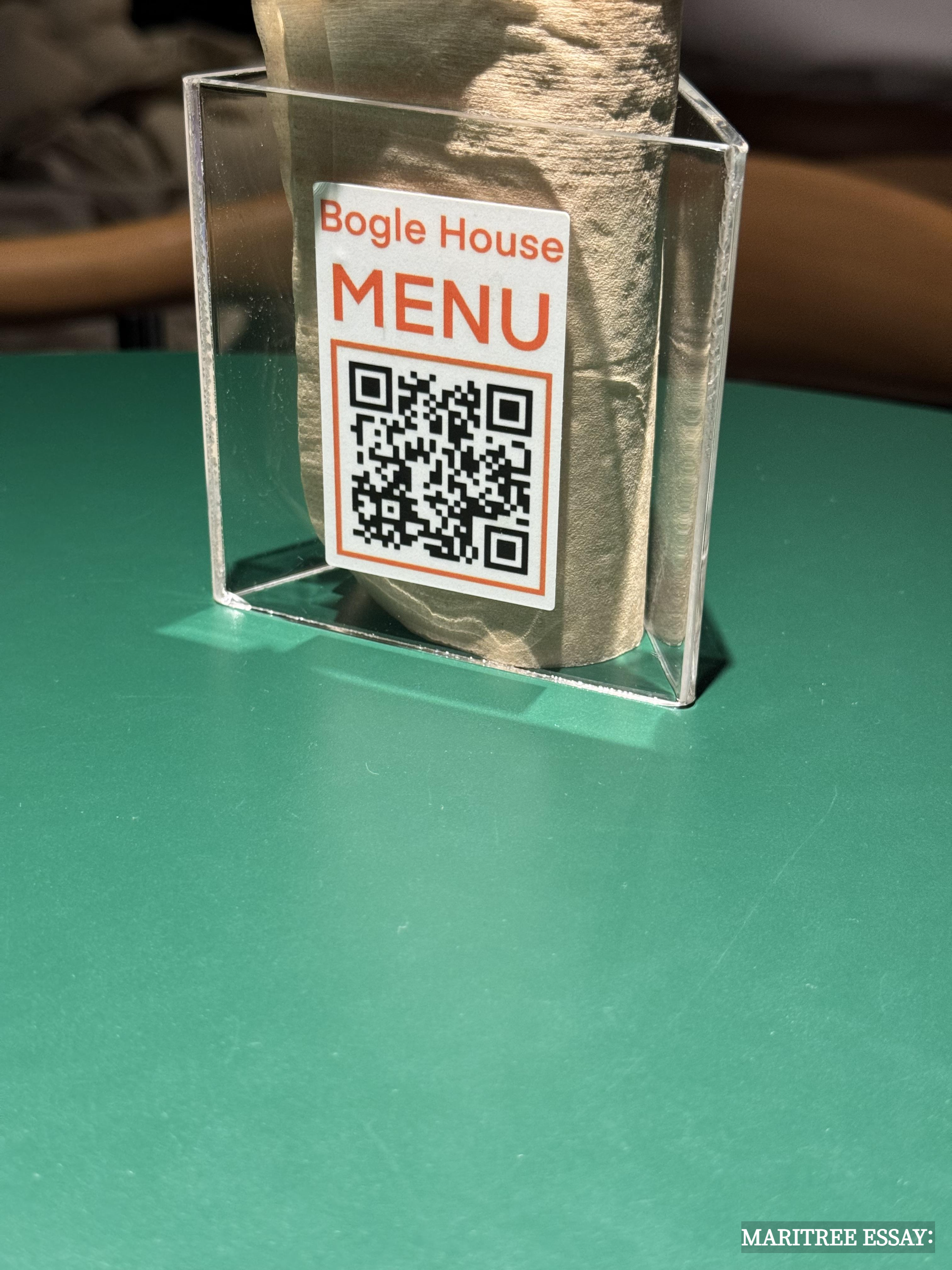보글 하우스(Bogle house) menu