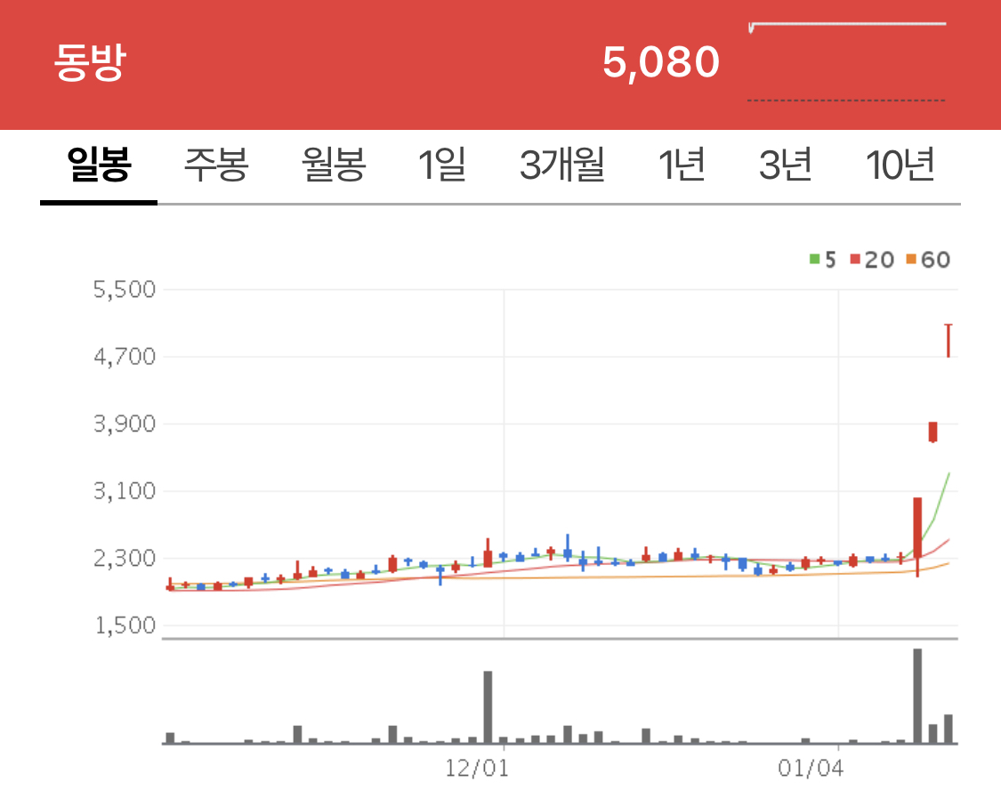 쿠팡 관련주 정리(동방, KTH, KCTC, 미래생명자원, 대영포장) 주가