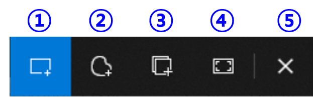윈도우 캡처도구 설명 이미지