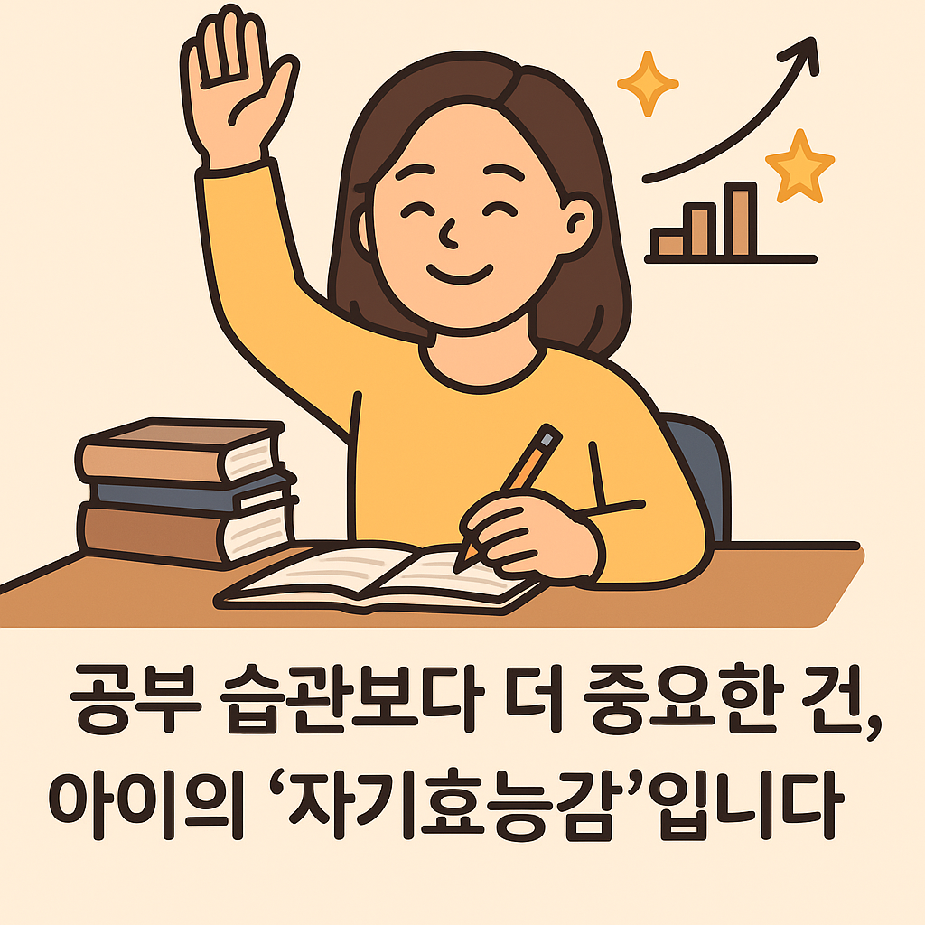 공부 습관보다 더 중요한 것, 아이의 '자기효능감'입니다