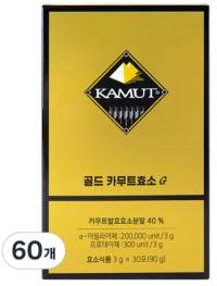 카무트 그레인온 골드 카무트효소G&#44; 3g&#44; 60개