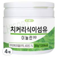 치커리식이섬유 이눌린99, 300g, 4개