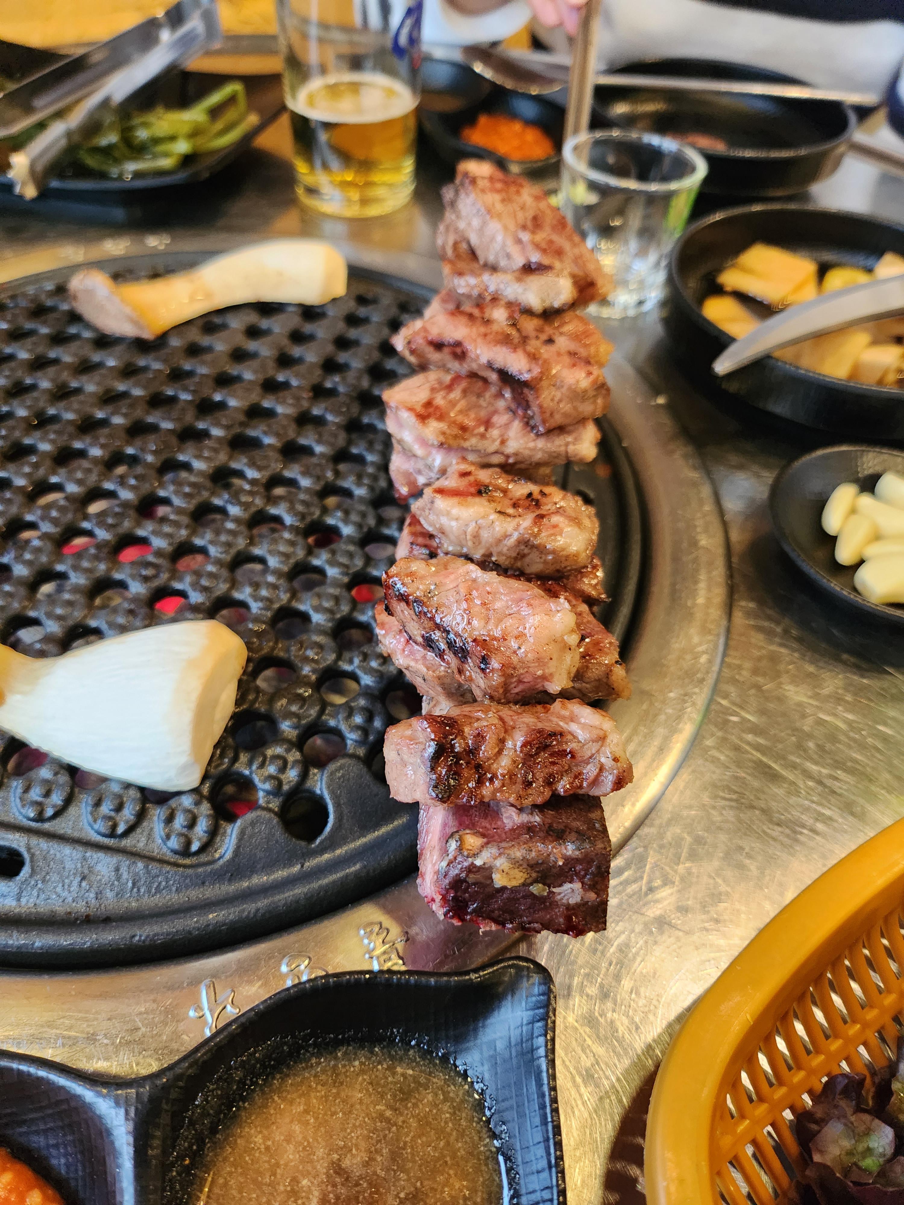  안양 인덕원 맛집 '백암집' 짚불 우대갈비
