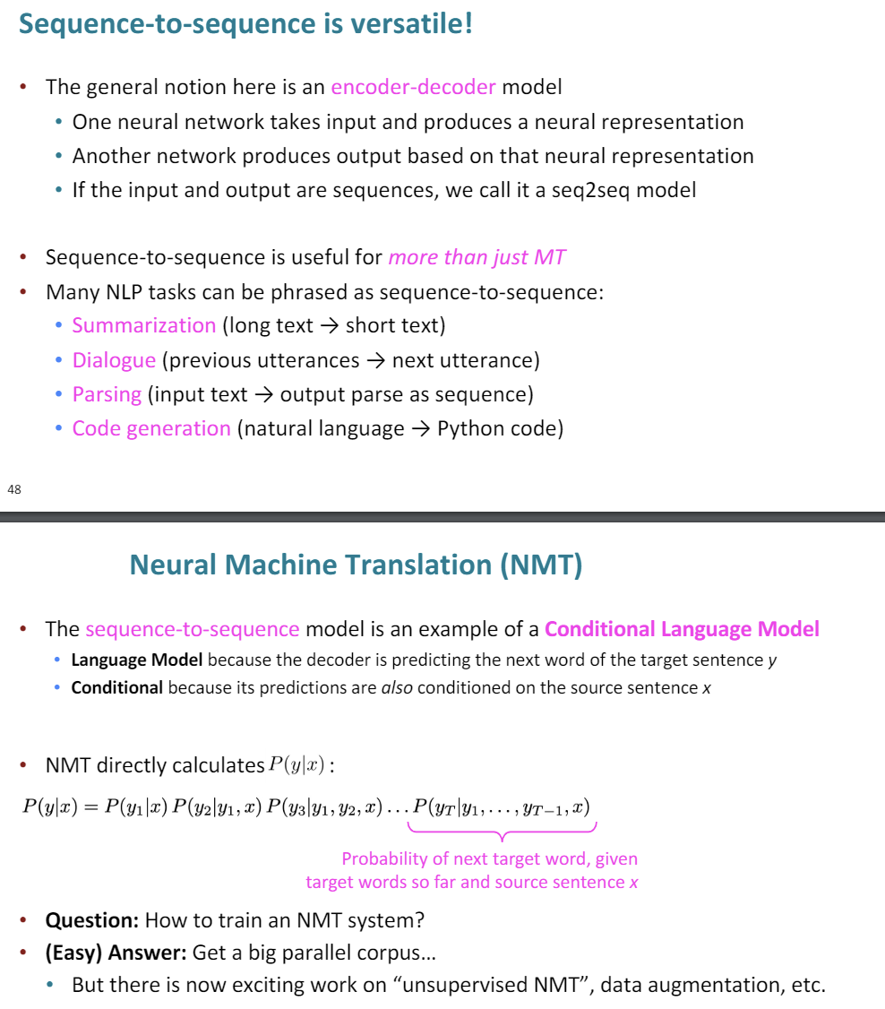 Neural Machine Translation :: 밤에 쓰는 편지