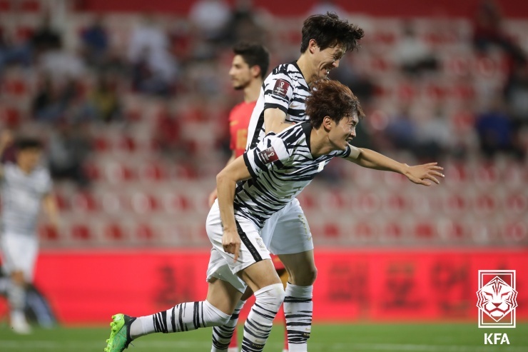 대한민국 vs 시리아, 김진수 선제골 1:0