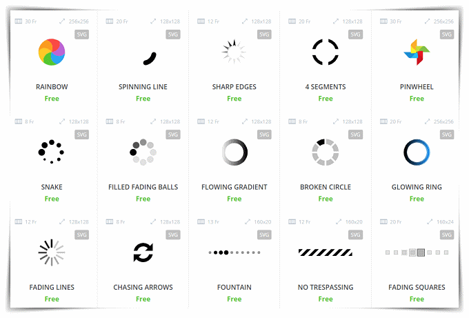 preloaders 로딩이미지