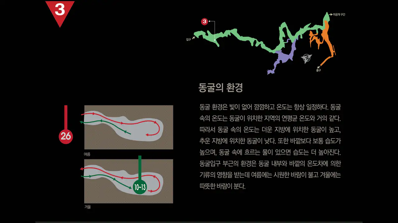고수동굴 환경
