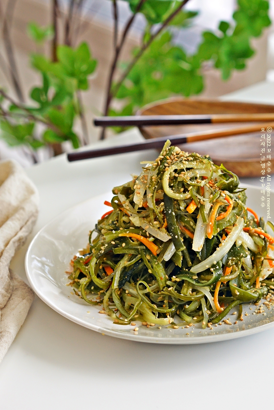 미역줄기볶음 만드는 법 비린내 없음 내가 좋아하는 미역줄거리 일주일간 볶음 반찬 5