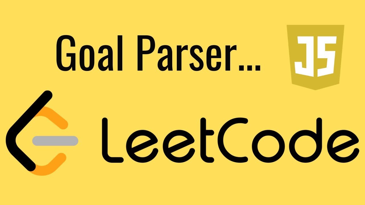 1678. Goal Parser Interpretation leetcode javascript 해석 및 풀이