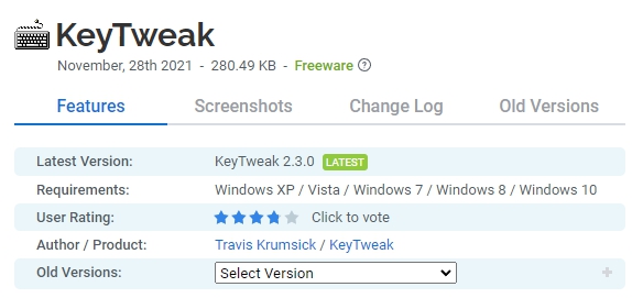 KeyTweak