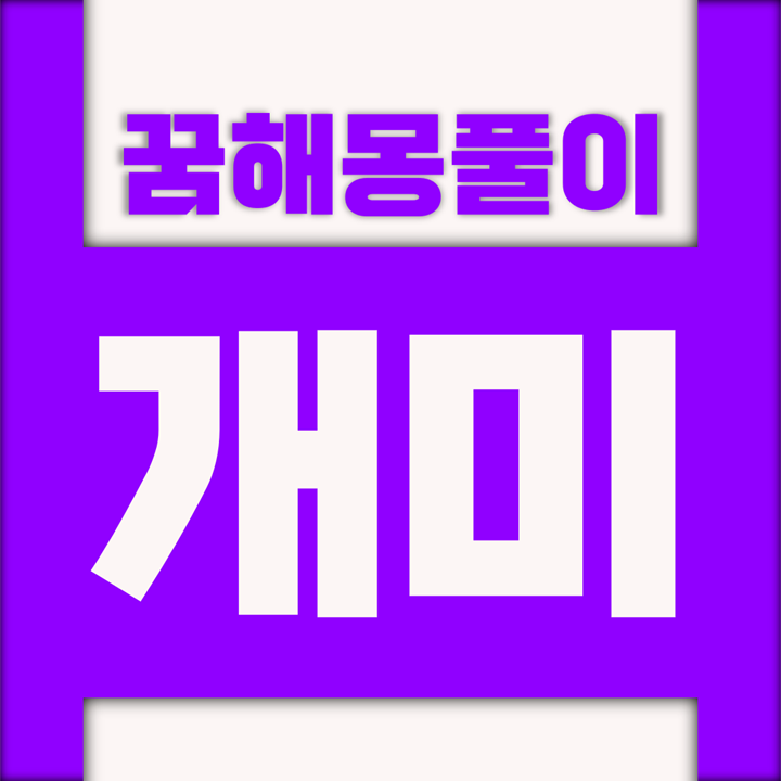  [꿈해몽풀이] 개미 꿈해몽 모음