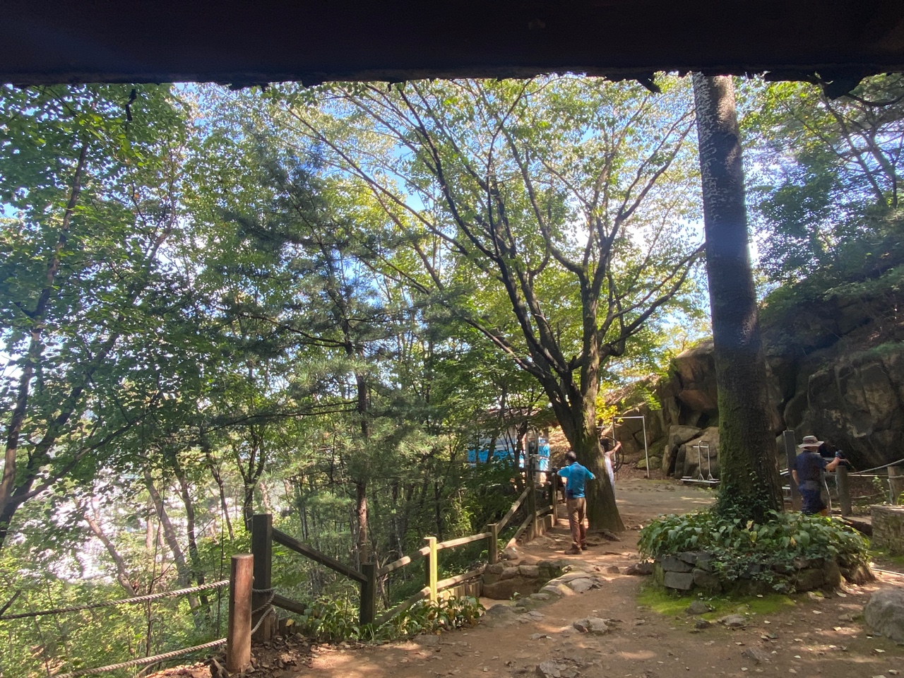 초보자 등산코스 안산 쉼터