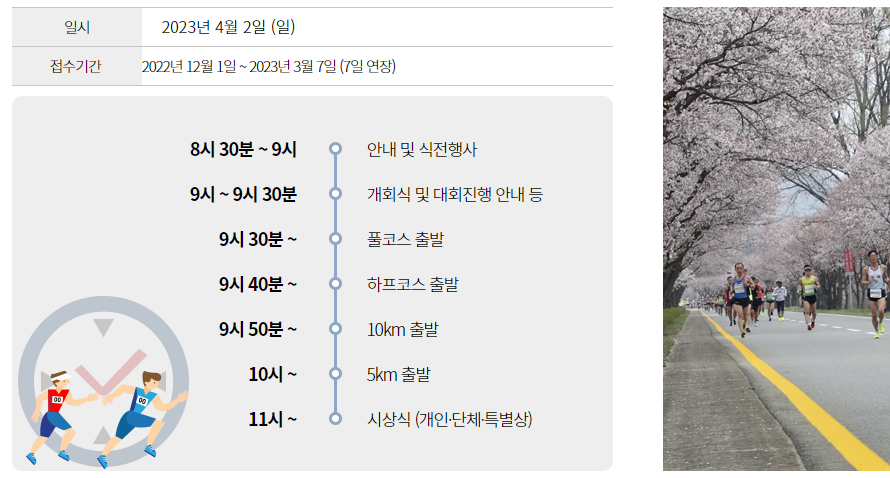 2023 벚꽃 여행 (합천호 백리 벚꽃길)