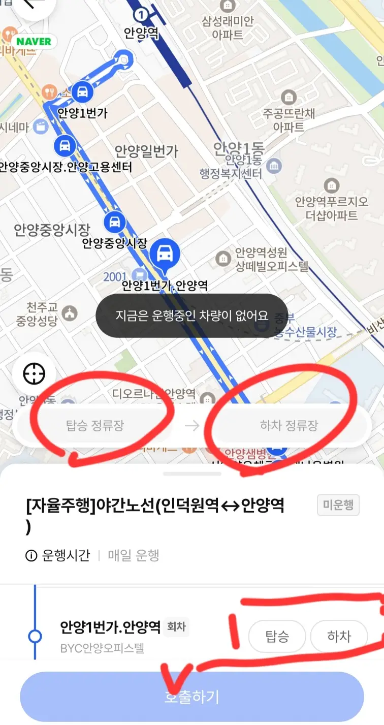 심야 노선도