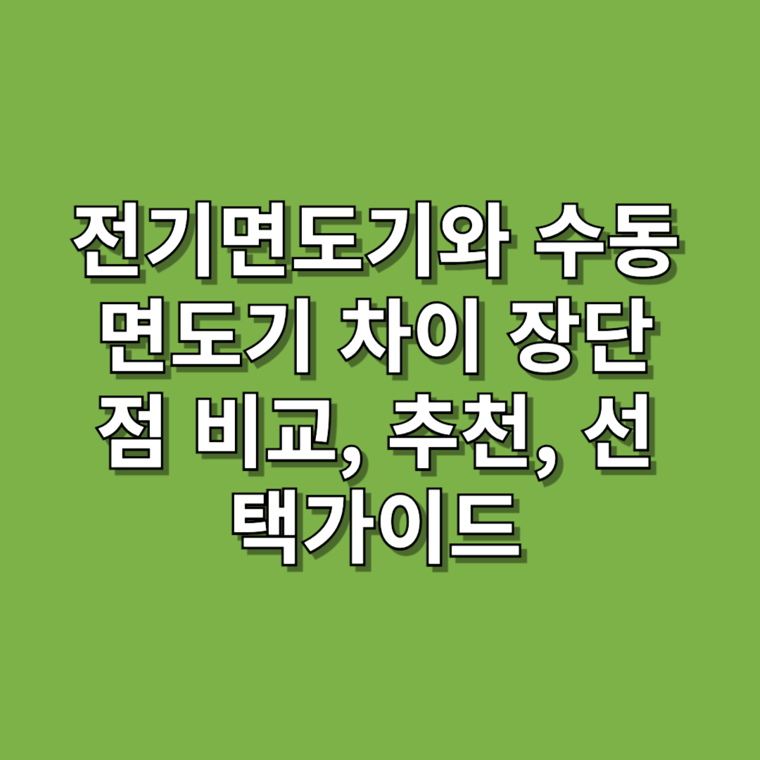 전기면도기