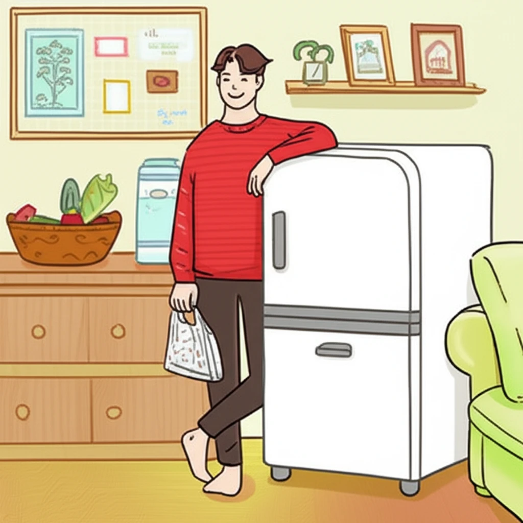 오늘의집 캐리어 냉장고 157L 장단
