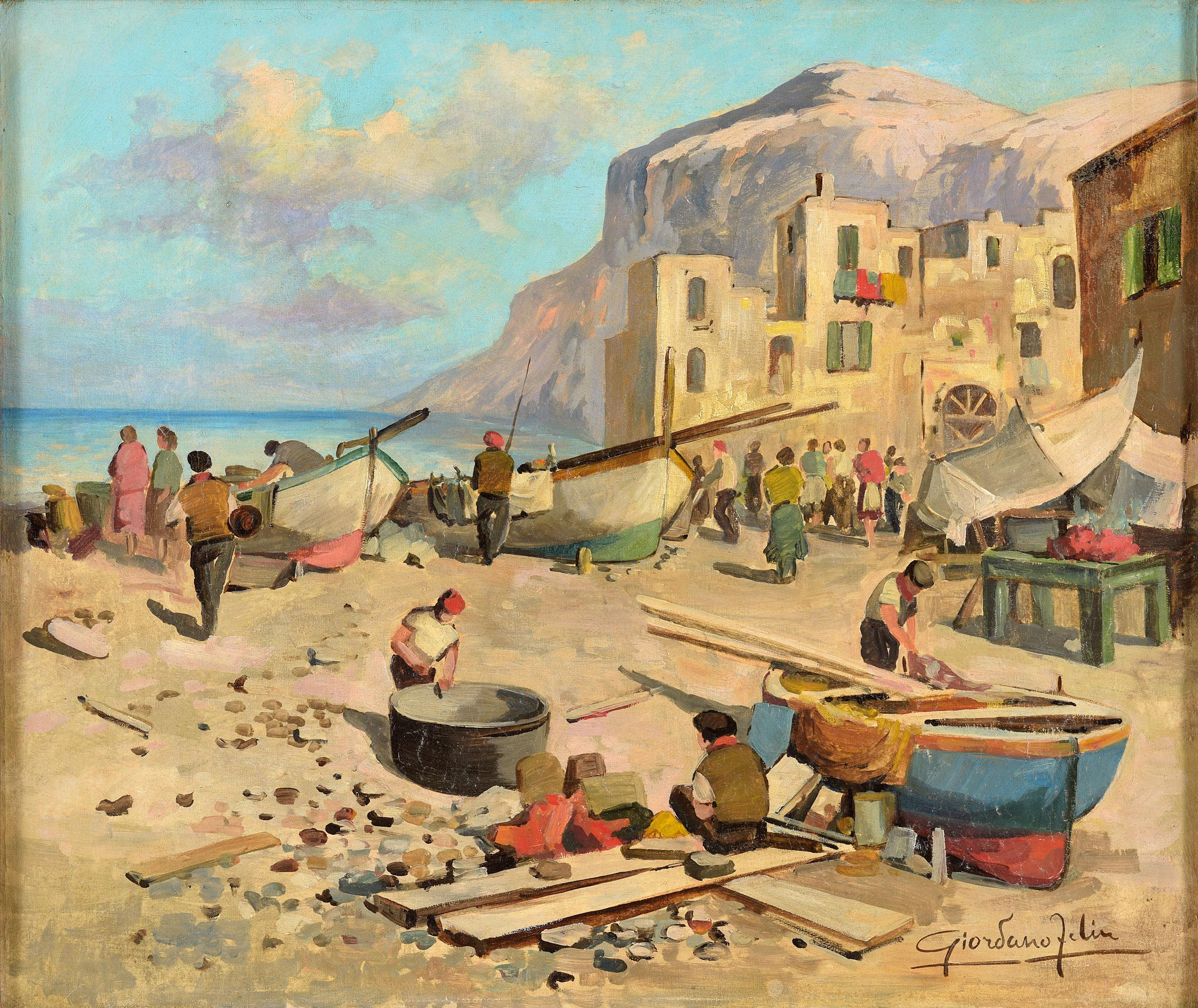 펠리체 조르다노(Felice Giordano)&#44; 이탈리아&#44; 화가&#44; 1880-1964
