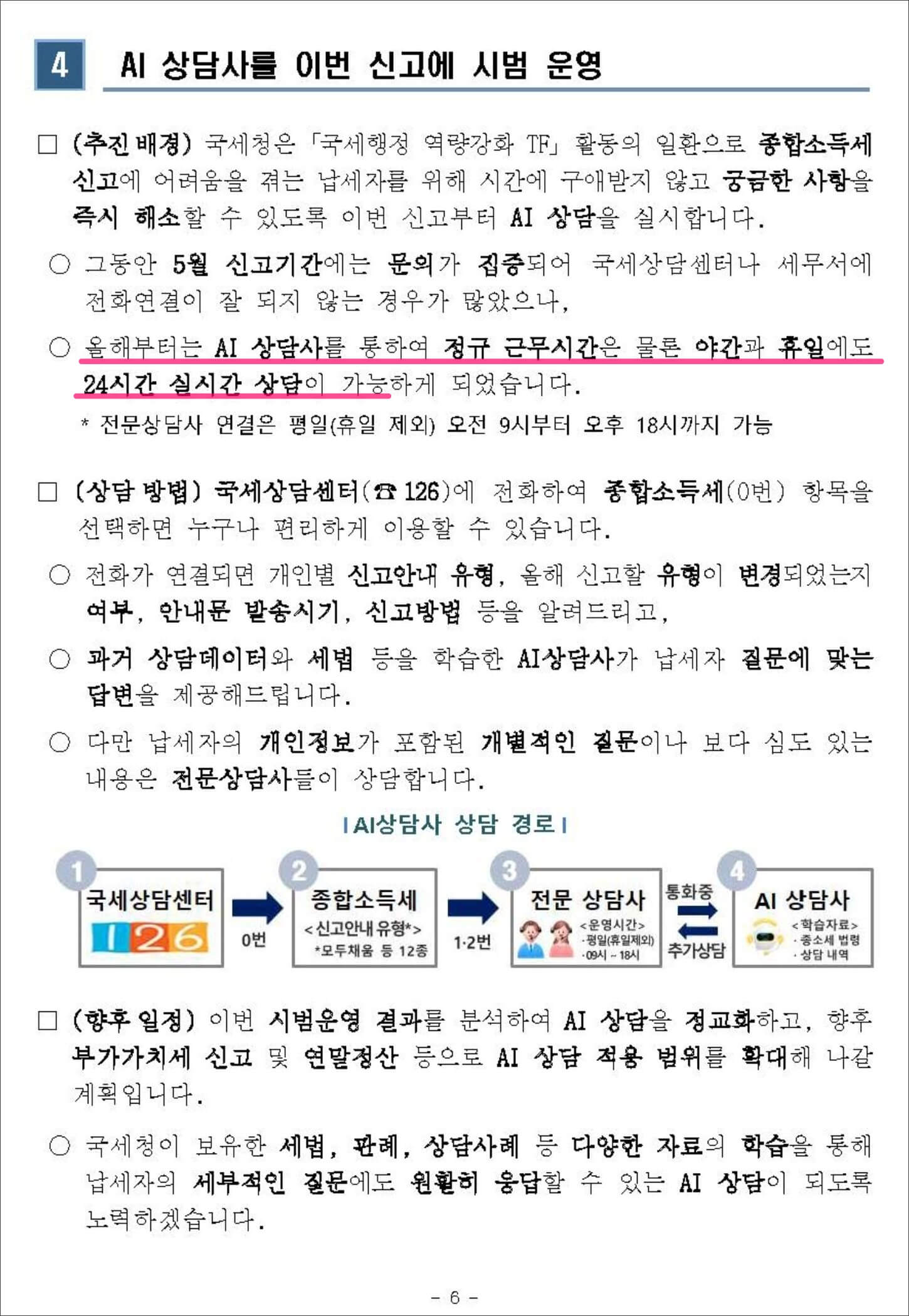 국세청, 종합소득세 신고 안내문 6