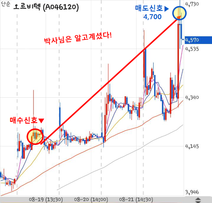  190822 스윙박사 오르비텍 수익인증