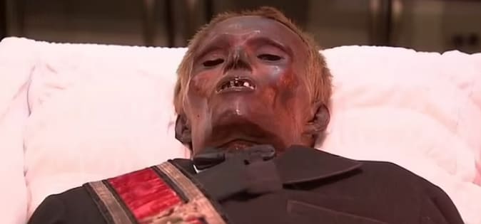 128년 된 미국 최고령 미이라 &#39;스톤맨 윌리&#39; VIDEO: Oldest mummy in the US will finally get a proper burial