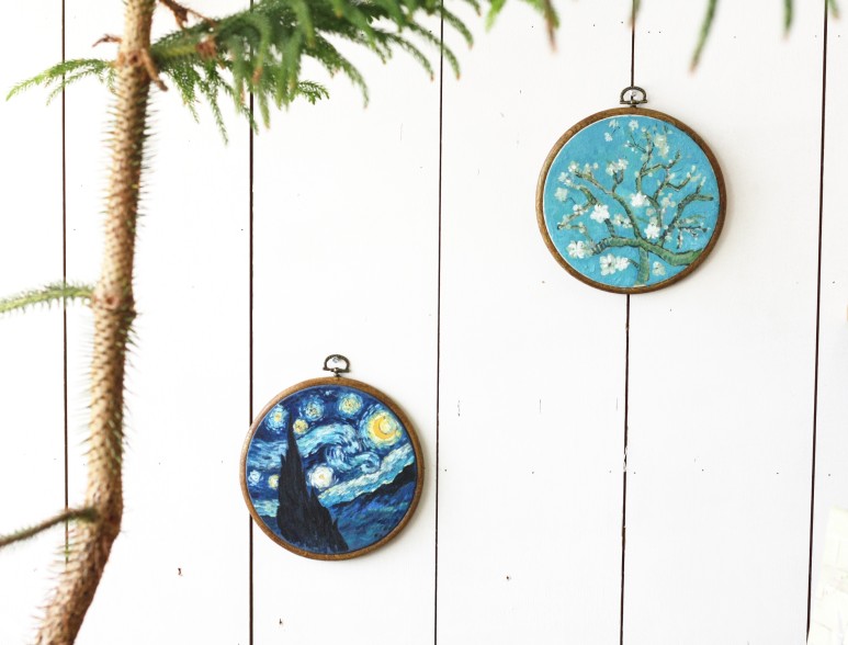 아몬드나무 별이 빛나는 밤 해바라기 인테리어 프레임 잠실 취미미술 아트 블라썸 고흐 아크릴 명화 원데이 클래스 19