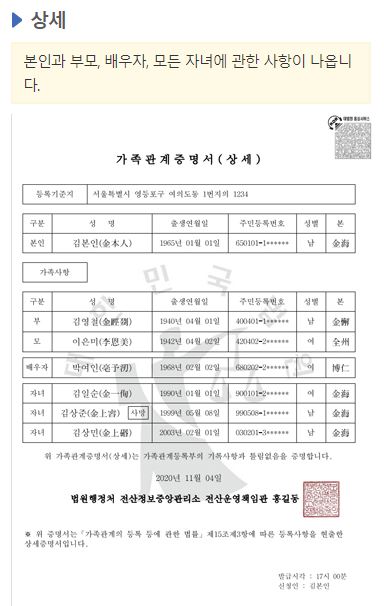 가족관계증명서+종류-img