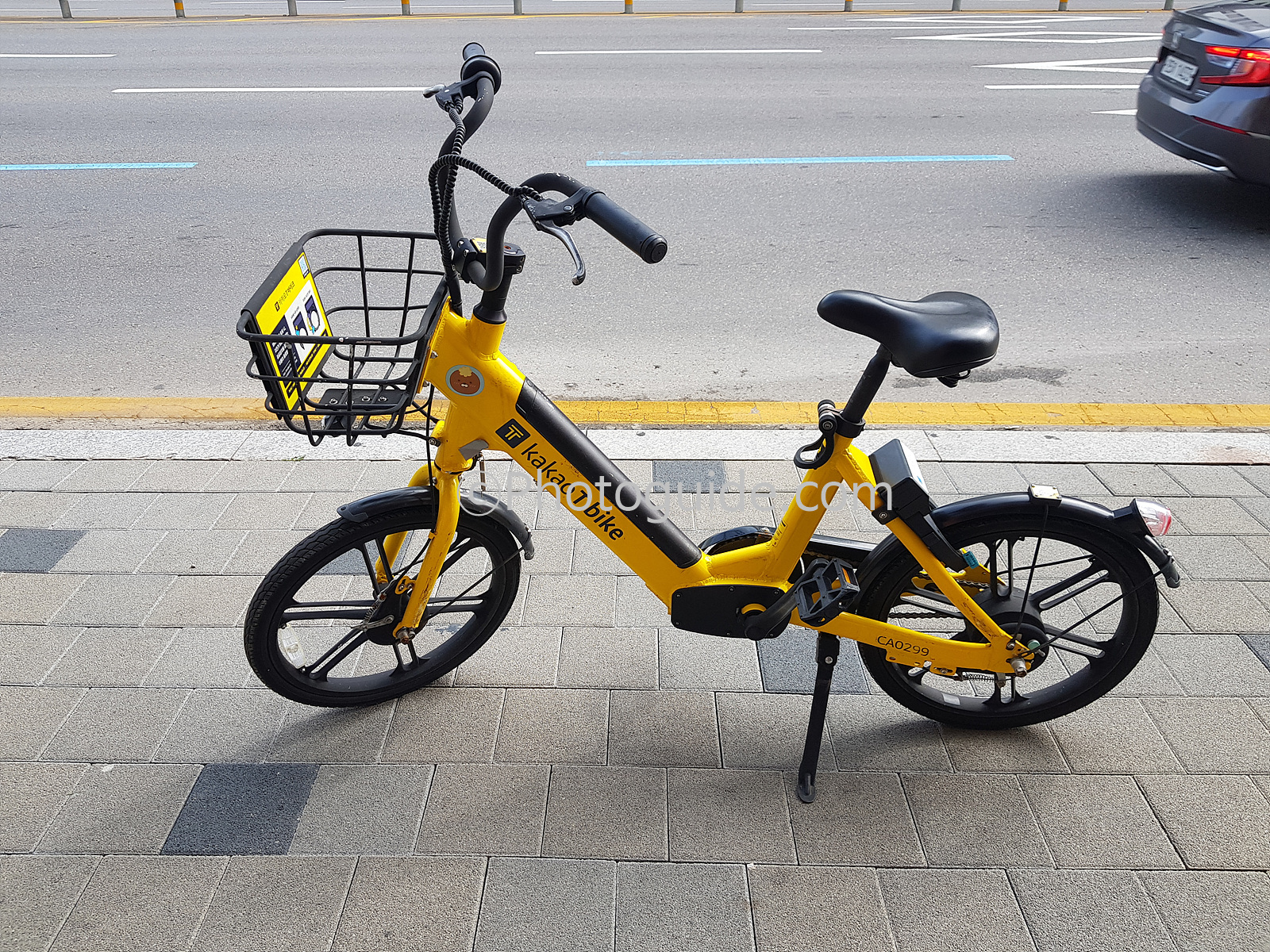 노란 자전거
